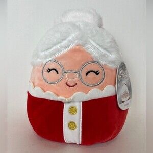 Squishmallow 8" Christmas Nicolette Mrs Claus NWT NEW 2021 Kellytoy
